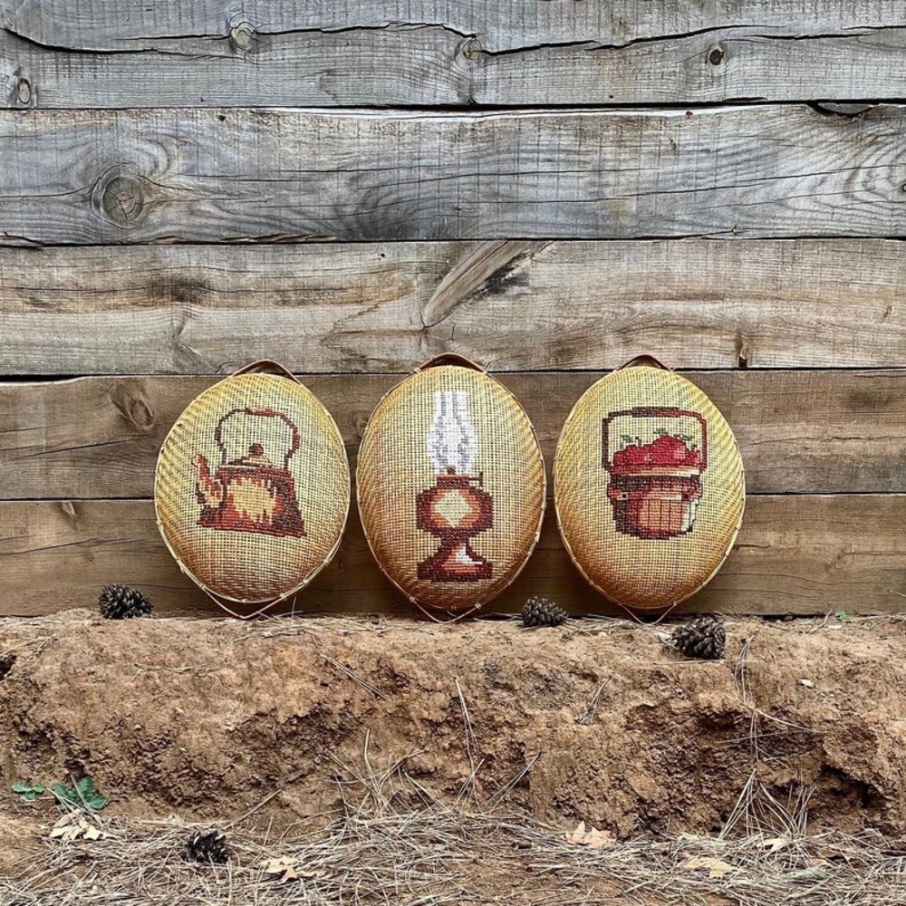 Vintage Basket Wall Decor